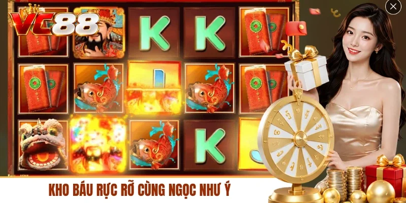 Kho báu rực rỡ cùng ngọc như ý